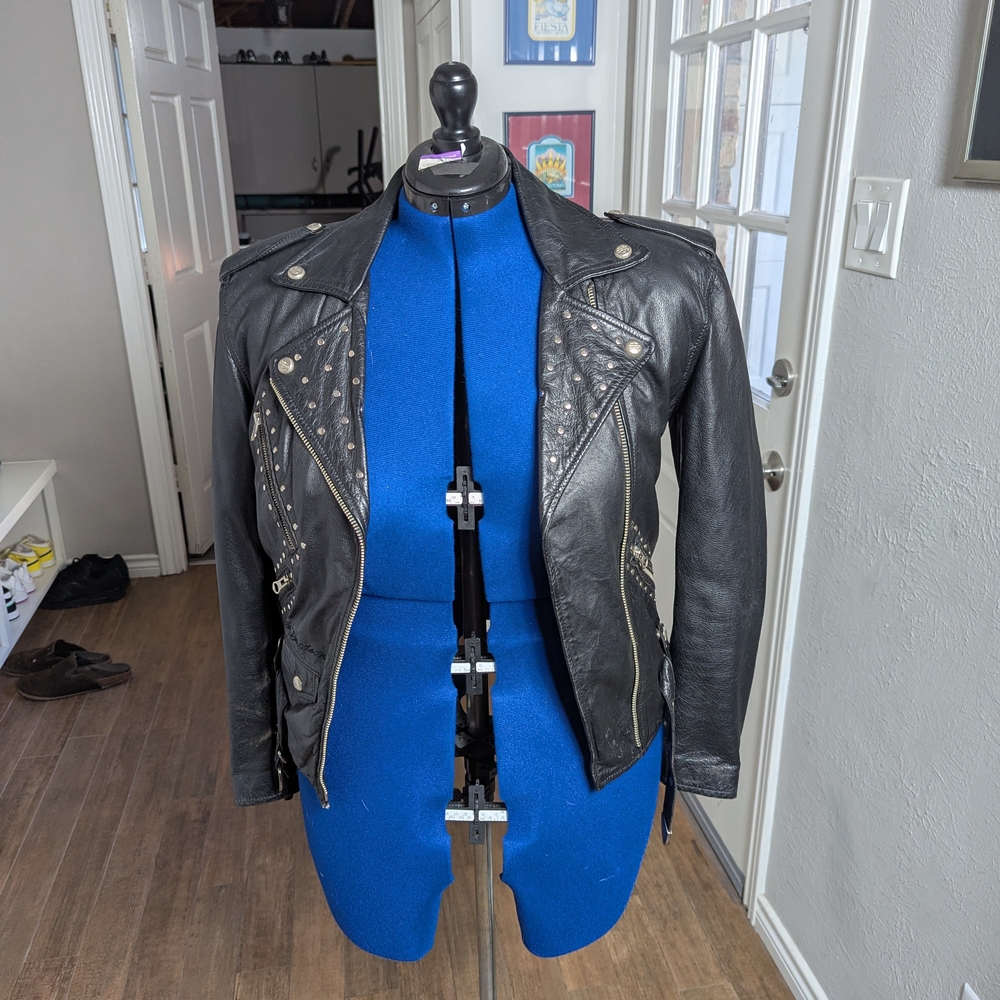 Harley-Davidson Black Leather Jacket with Studs